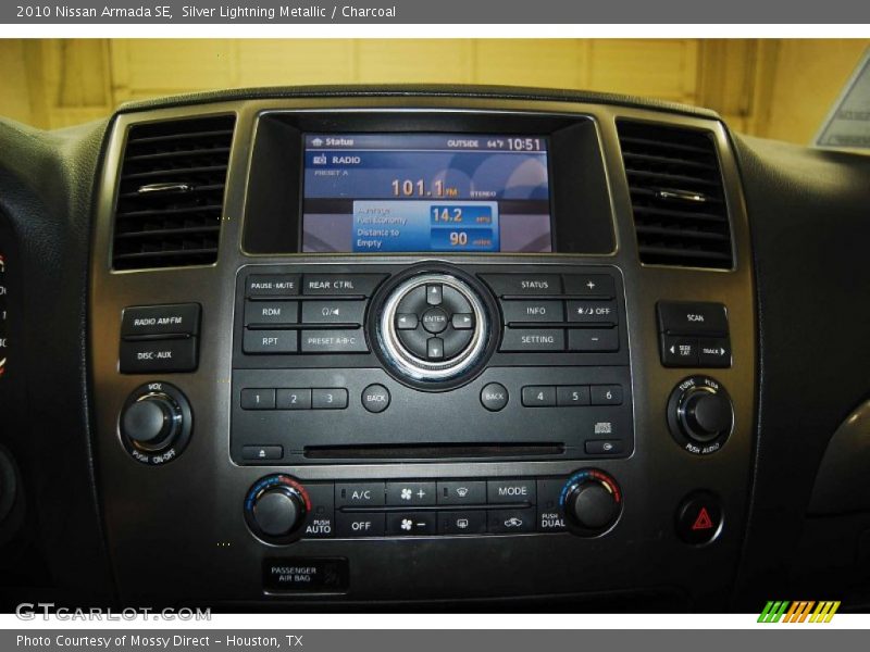 Silver Lightning Metallic / Charcoal 2010 Nissan Armada SE