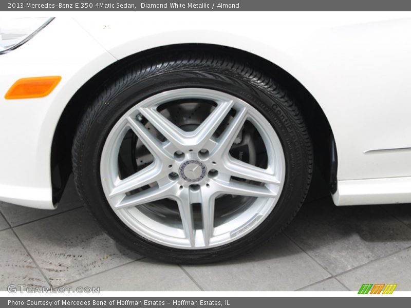 Diamond White Metallic / Almond 2013 Mercedes-Benz E 350 4Matic Sedan