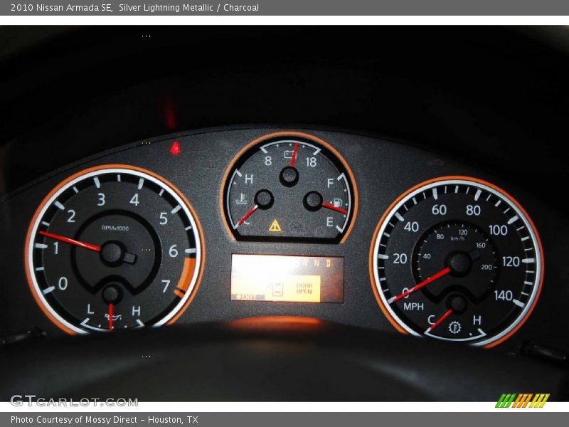Silver Lightning Metallic / Charcoal 2010 Nissan Armada SE