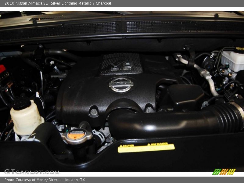 Silver Lightning Metallic / Charcoal 2010 Nissan Armada SE