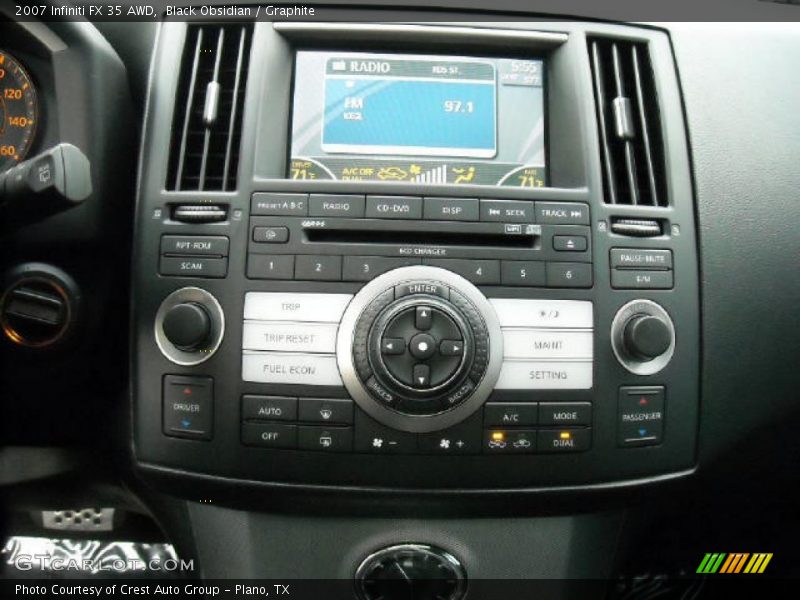 Black Obsidian / Graphite 2007 Infiniti FX 35 AWD
