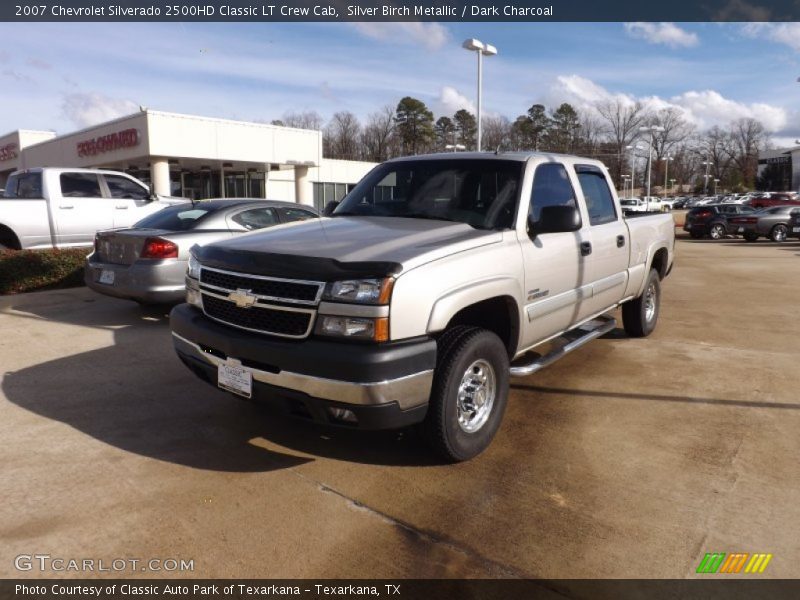Silver Birch Metallic / Dark Charcoal 2007 Chevrolet Silverado 2500HD Classic LT Crew Cab