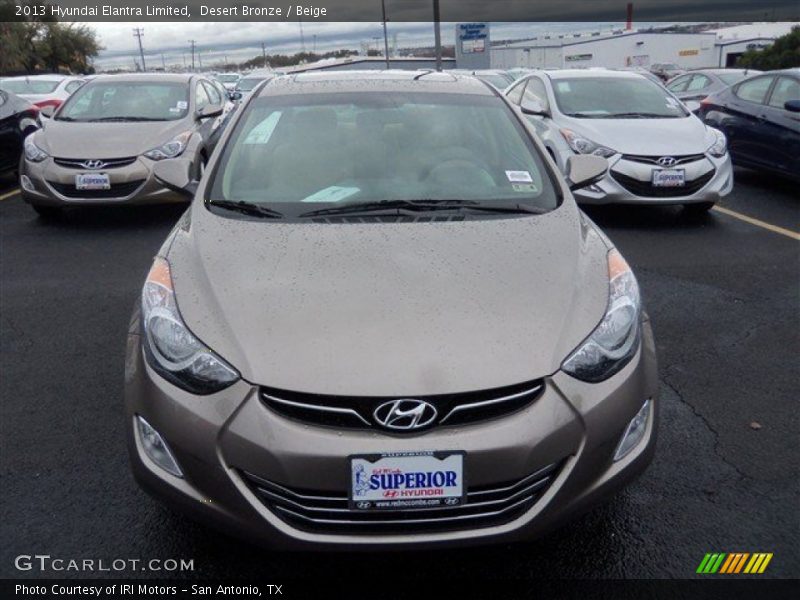 Desert Bronze / Beige 2013 Hyundai Elantra Limited