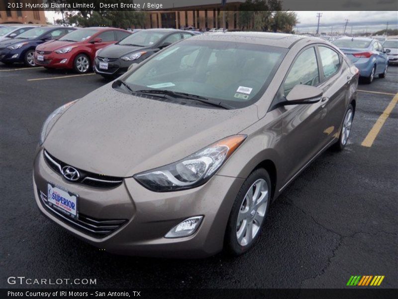 Desert Bronze / Beige 2013 Hyundai Elantra Limited