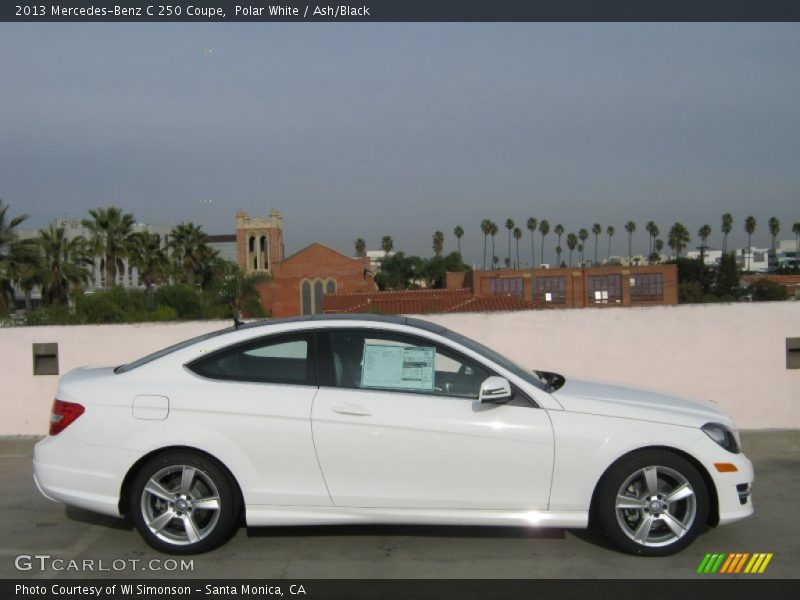 Polar White / Ash/Black 2013 Mercedes-Benz C 250 Coupe