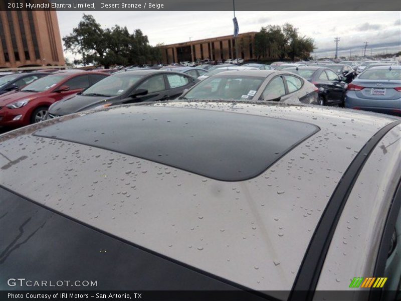 Desert Bronze / Beige 2013 Hyundai Elantra Limited