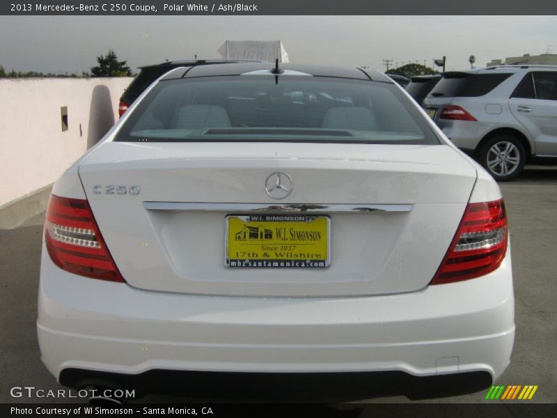 Polar White / Ash/Black 2013 Mercedes-Benz C 250 Coupe