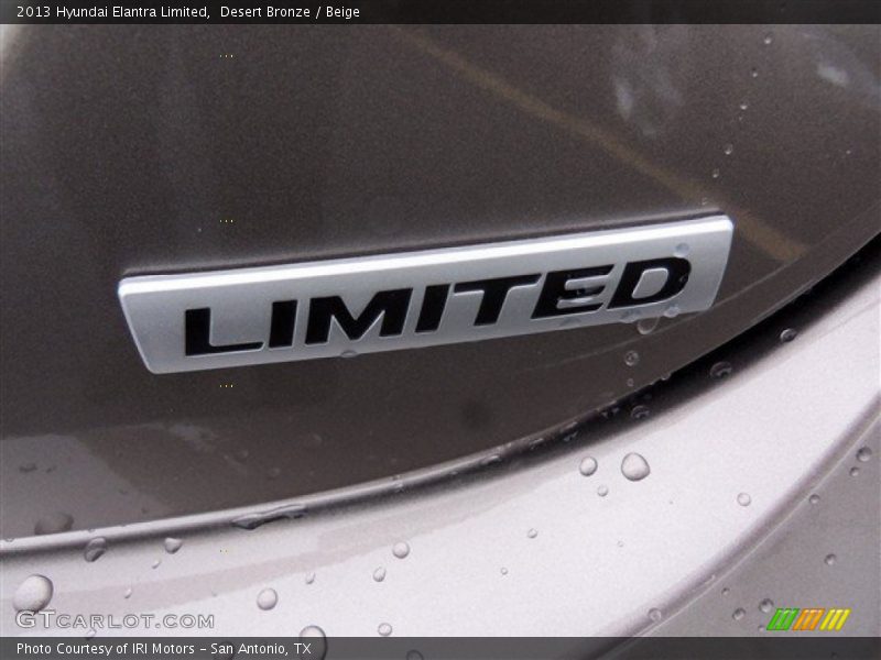 Desert Bronze / Beige 2013 Hyundai Elantra Limited
