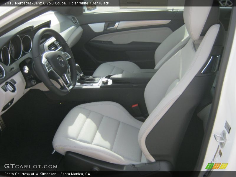 Polar White / Ash/Black 2013 Mercedes-Benz C 250 Coupe