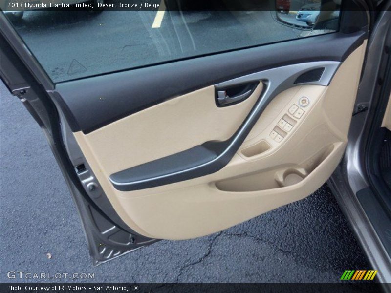Desert Bronze / Beige 2013 Hyundai Elantra Limited