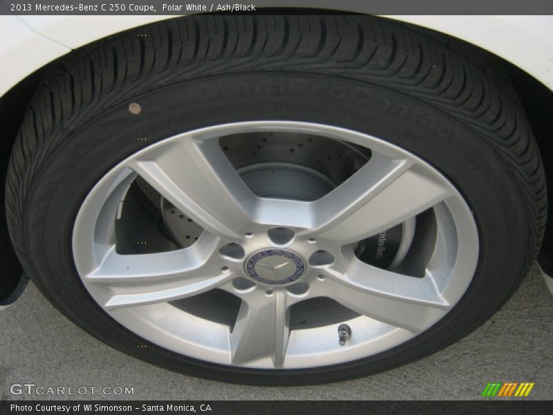Polar White / Ash/Black 2013 Mercedes-Benz C 250 Coupe