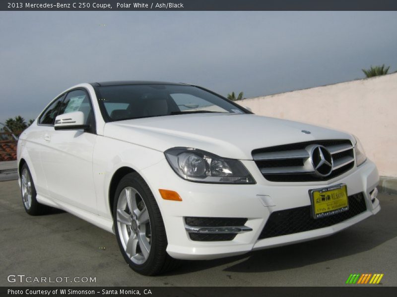 Polar White / Ash/Black 2013 Mercedes-Benz C 250 Coupe