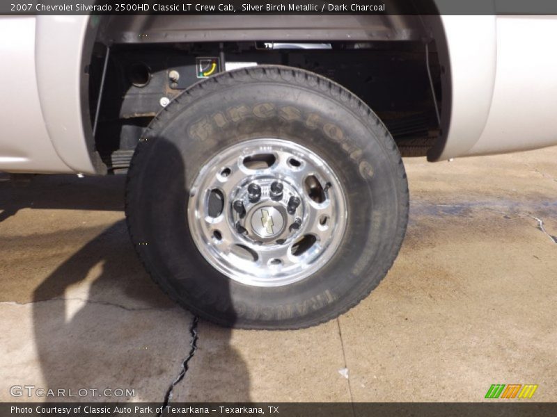 Silver Birch Metallic / Dark Charcoal 2007 Chevrolet Silverado 2500HD Classic LT Crew Cab