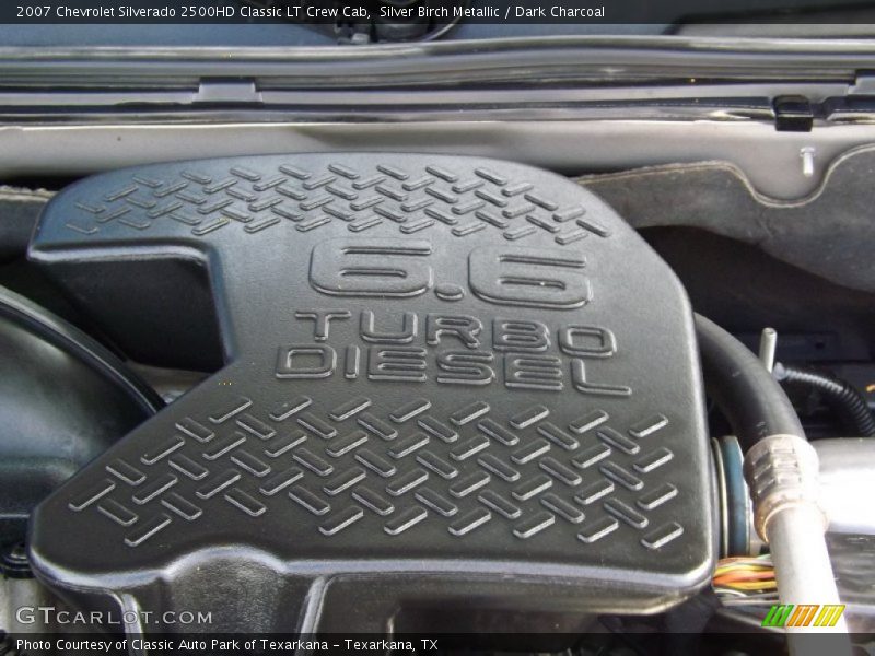 Silver Birch Metallic / Dark Charcoal 2007 Chevrolet Silverado 2500HD Classic LT Crew Cab
