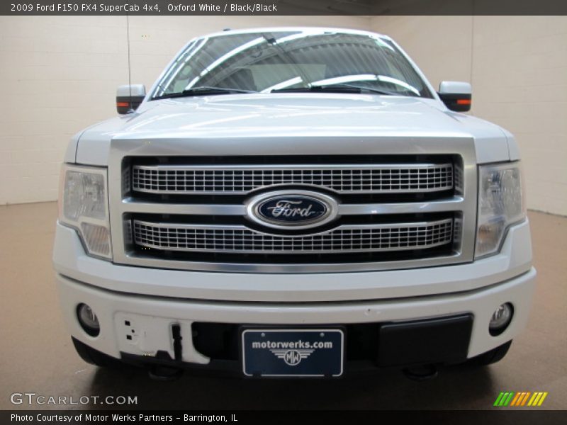 Oxford White / Black/Black 2009 Ford F150 FX4 SuperCab 4x4