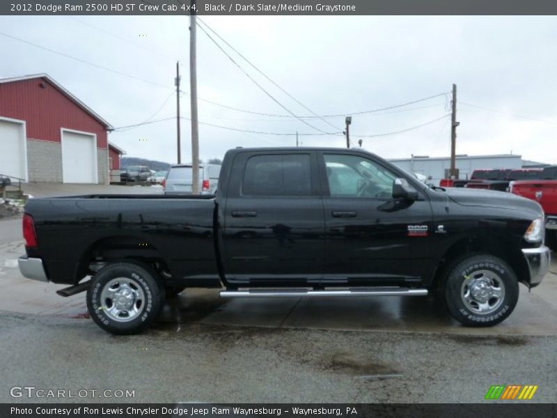 Black / Dark Slate/Medium Graystone 2012 Dodge Ram 2500 HD ST Crew Cab 4x4