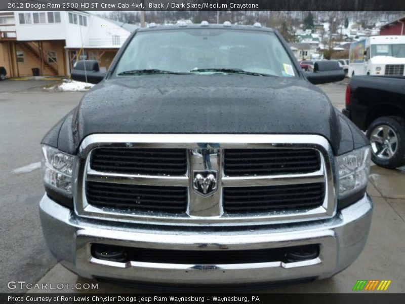 Black / Dark Slate/Medium Graystone 2012 Dodge Ram 2500 HD ST Crew Cab 4x4