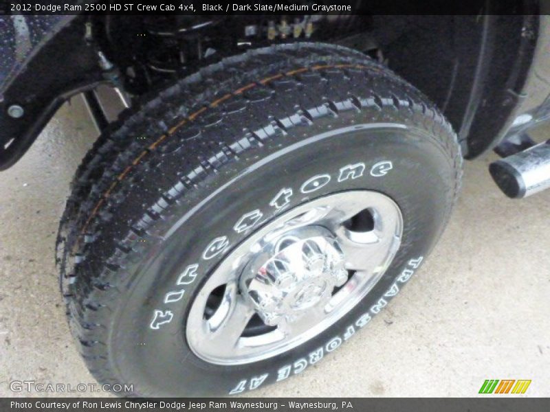Black / Dark Slate/Medium Graystone 2012 Dodge Ram 2500 HD ST Crew Cab 4x4