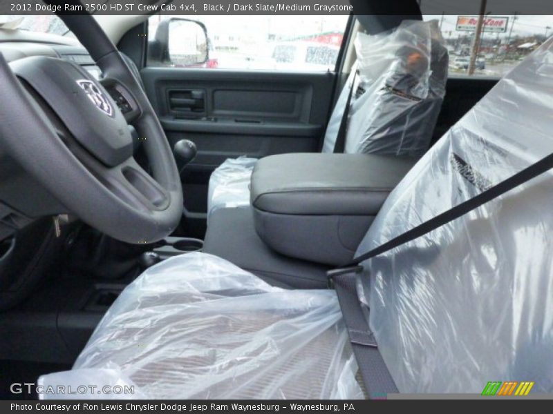 Black / Dark Slate/Medium Graystone 2012 Dodge Ram 2500 HD ST Crew Cab 4x4