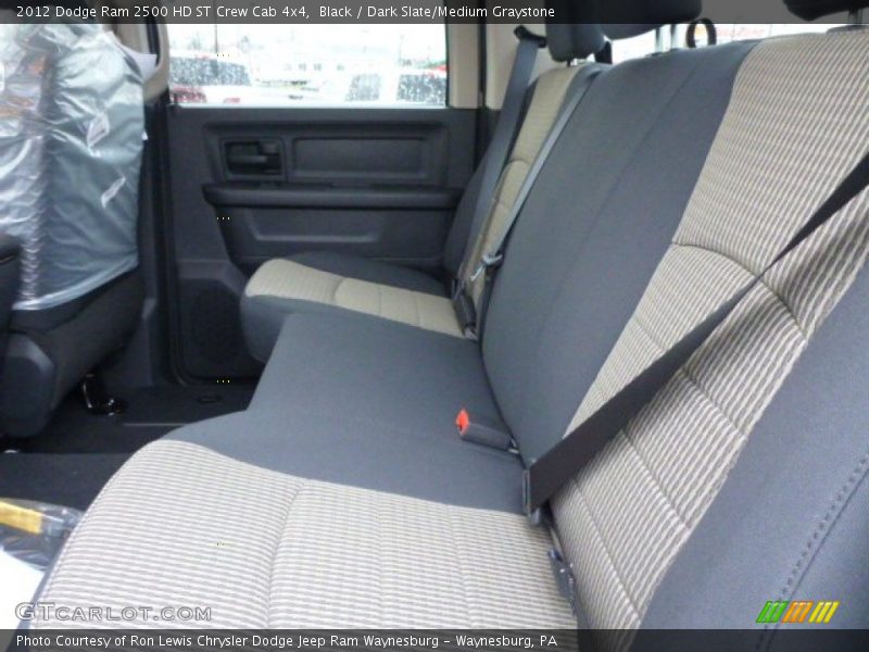 Black / Dark Slate/Medium Graystone 2012 Dodge Ram 2500 HD ST Crew Cab 4x4