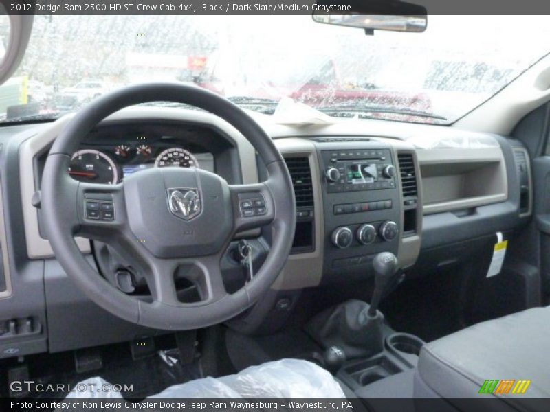 Black / Dark Slate/Medium Graystone 2012 Dodge Ram 2500 HD ST Crew Cab 4x4