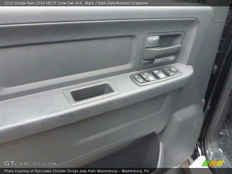 Black / Dark Slate/Medium Graystone 2012 Dodge Ram 2500 HD ST Crew Cab 4x4