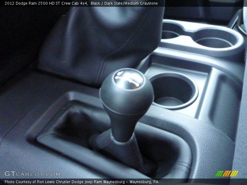 Black / Dark Slate/Medium Graystone 2012 Dodge Ram 2500 HD ST Crew Cab 4x4