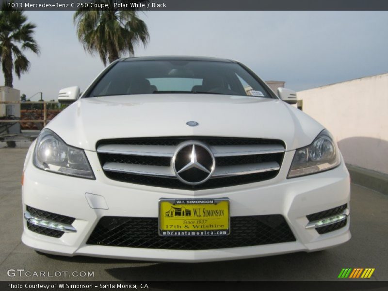 Polar White / Black 2013 Mercedes-Benz C 250 Coupe