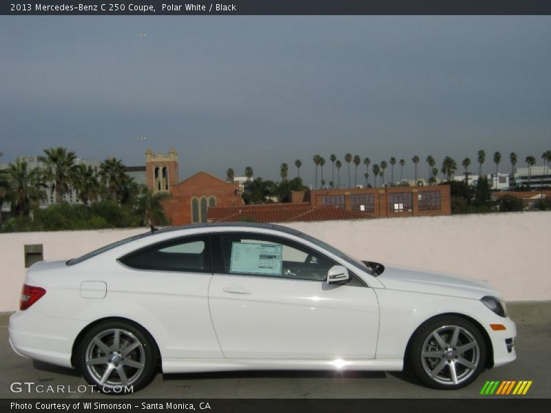 Polar White / Black 2013 Mercedes-Benz C 250 Coupe
