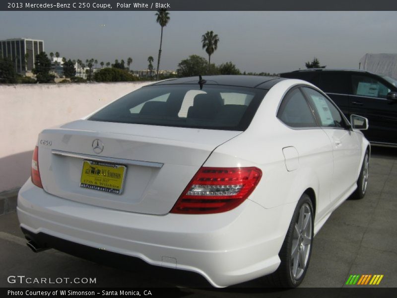 Polar White / Black 2013 Mercedes-Benz C 250 Coupe