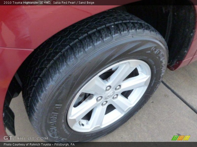  2010 Highlander SE 4WD Wheel