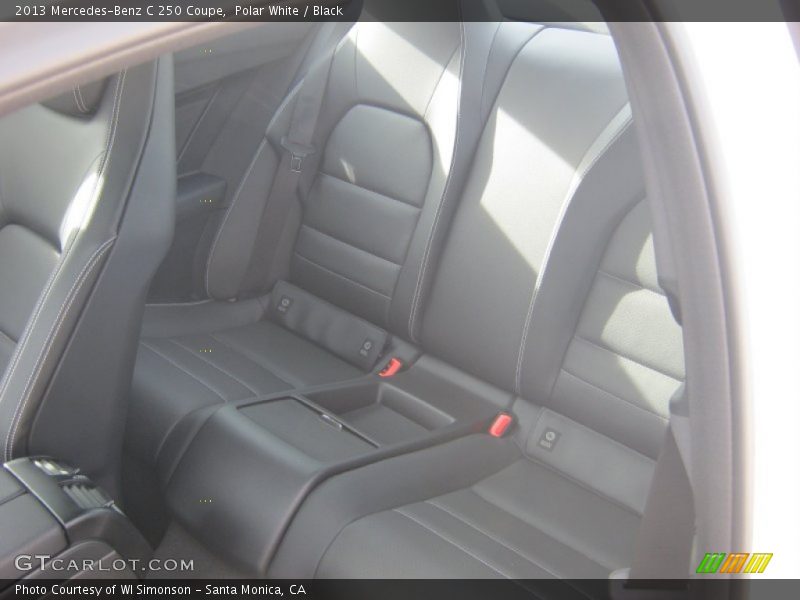Polar White / Black 2013 Mercedes-Benz C 250 Coupe