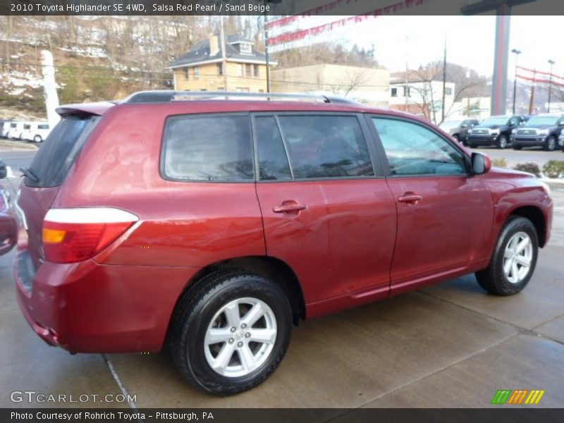  2010 Highlander SE 4WD Salsa Red Pearl