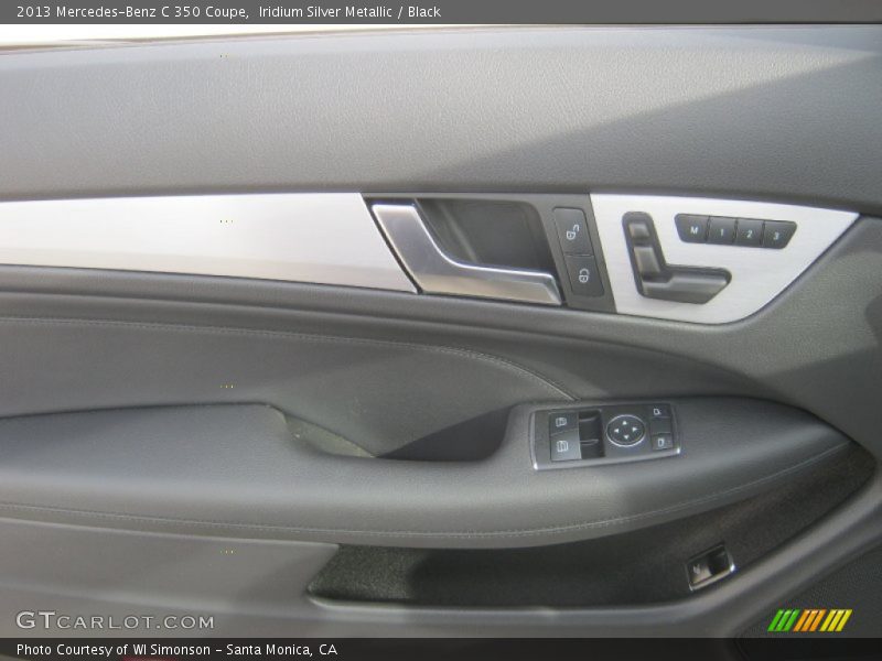 Iridium Silver Metallic / Black 2013 Mercedes-Benz C 350 Coupe