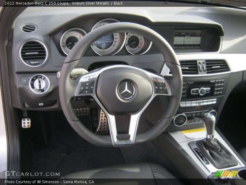 Iridium Silver Metallic / Black 2013 Mercedes-Benz C 350 Coupe