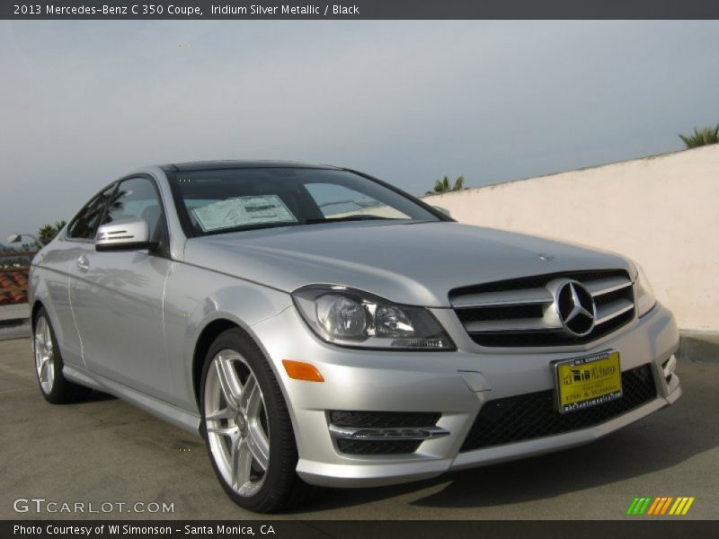 Iridium Silver Metallic / Black 2013 Mercedes-Benz C 350 Coupe