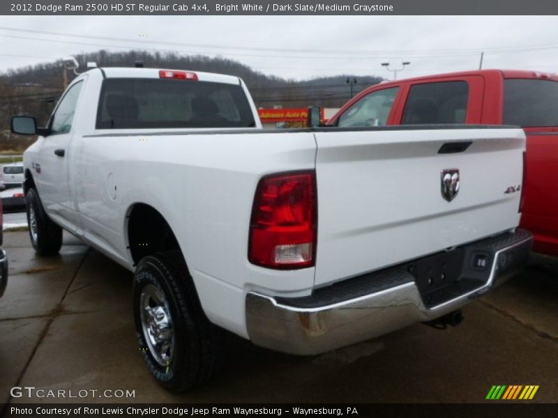 Bright White / Dark Slate/Medium Graystone 2012 Dodge Ram 2500 HD ST Regular Cab 4x4