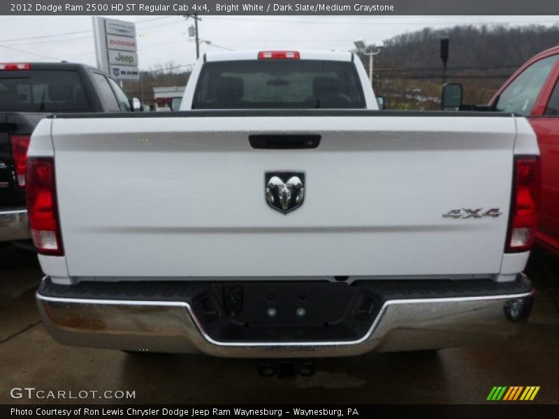 Bright White / Dark Slate/Medium Graystone 2012 Dodge Ram 2500 HD ST Regular Cab 4x4