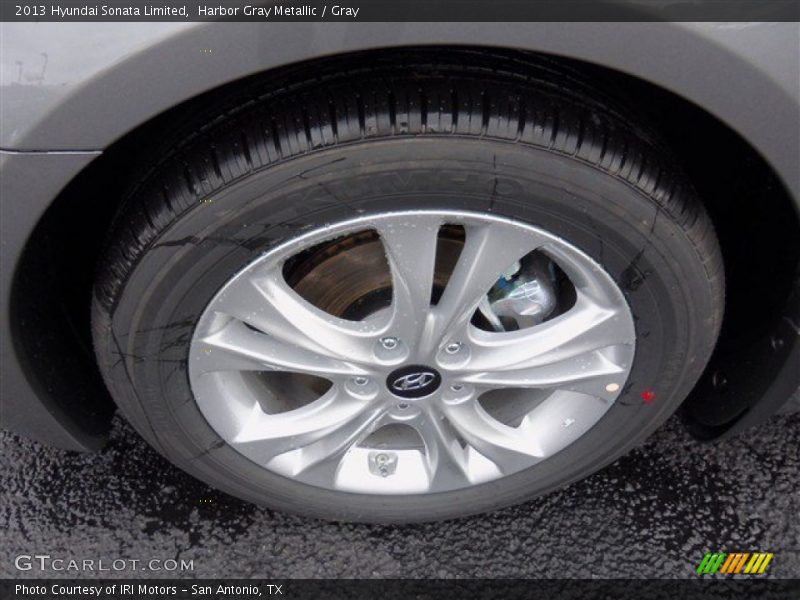 Harbor Gray Metallic / Gray 2013 Hyundai Sonata Limited