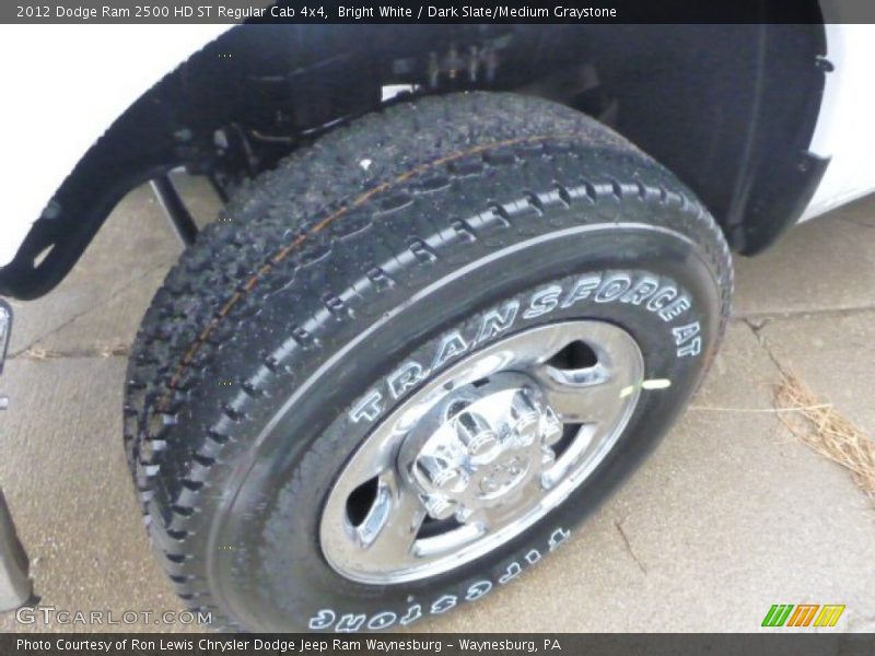 Bright White / Dark Slate/Medium Graystone 2012 Dodge Ram 2500 HD ST Regular Cab 4x4