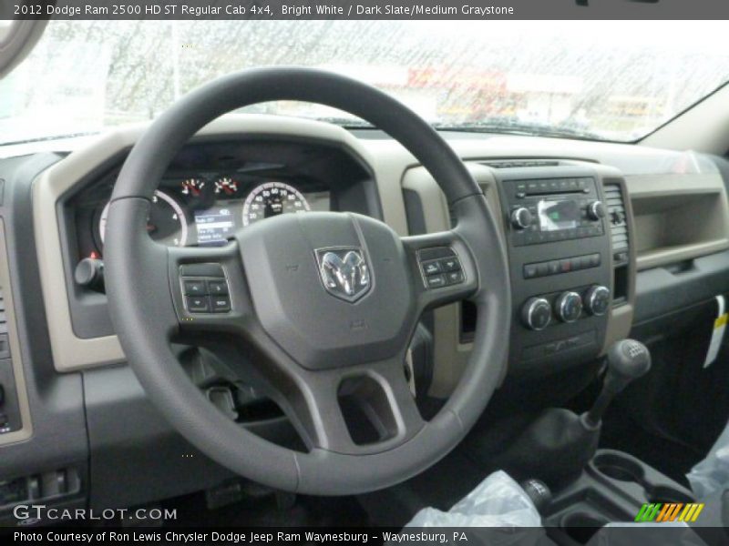 Bright White / Dark Slate/Medium Graystone 2012 Dodge Ram 2500 HD ST Regular Cab 4x4