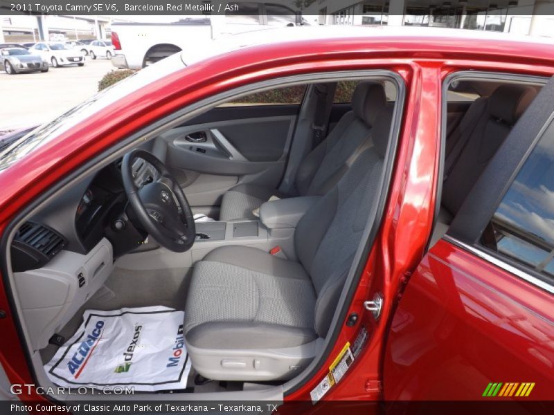 Barcelona Red Metallic / Ash 2011 Toyota Camry SE V6