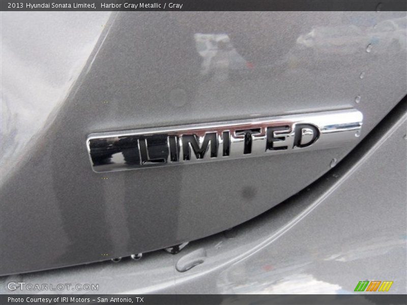 Harbor Gray Metallic / Gray 2013 Hyundai Sonata Limited