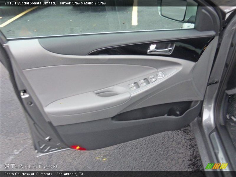 Harbor Gray Metallic / Gray 2013 Hyundai Sonata Limited