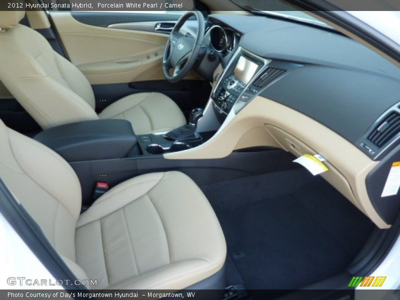  2012 Sonata Hybrid Camel Interior