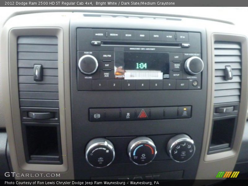 Bright White / Dark Slate/Medium Graystone 2012 Dodge Ram 2500 HD ST Regular Cab 4x4