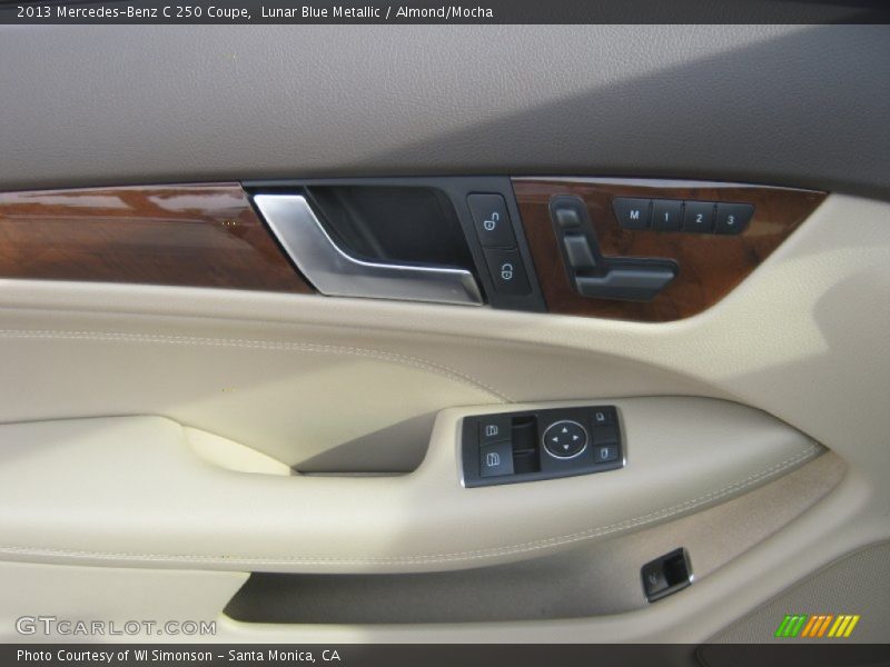 Lunar Blue Metallic / Almond/Mocha 2013 Mercedes-Benz C 250 Coupe