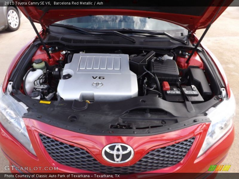 Barcelona Red Metallic / Ash 2011 Toyota Camry SE V6
