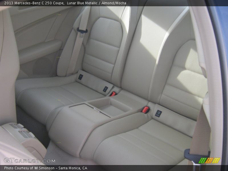 Lunar Blue Metallic / Almond/Mocha 2013 Mercedes-Benz C 250 Coupe