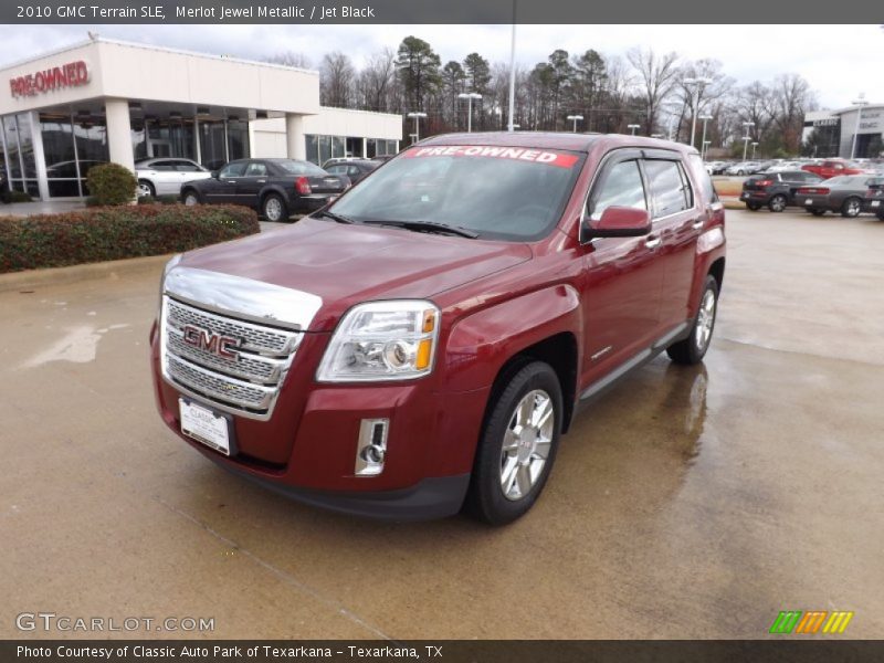 Merlot Jewel Metallic / Jet Black 2010 GMC Terrain SLE